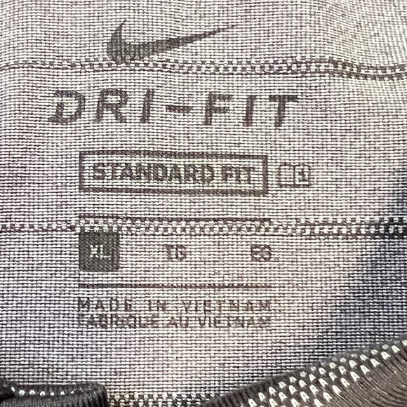 Nike Tiger Woods Polo Shirt Mens XL Black Striped Dri-Fit Golf BV0350-010 - Picture 5 of 16